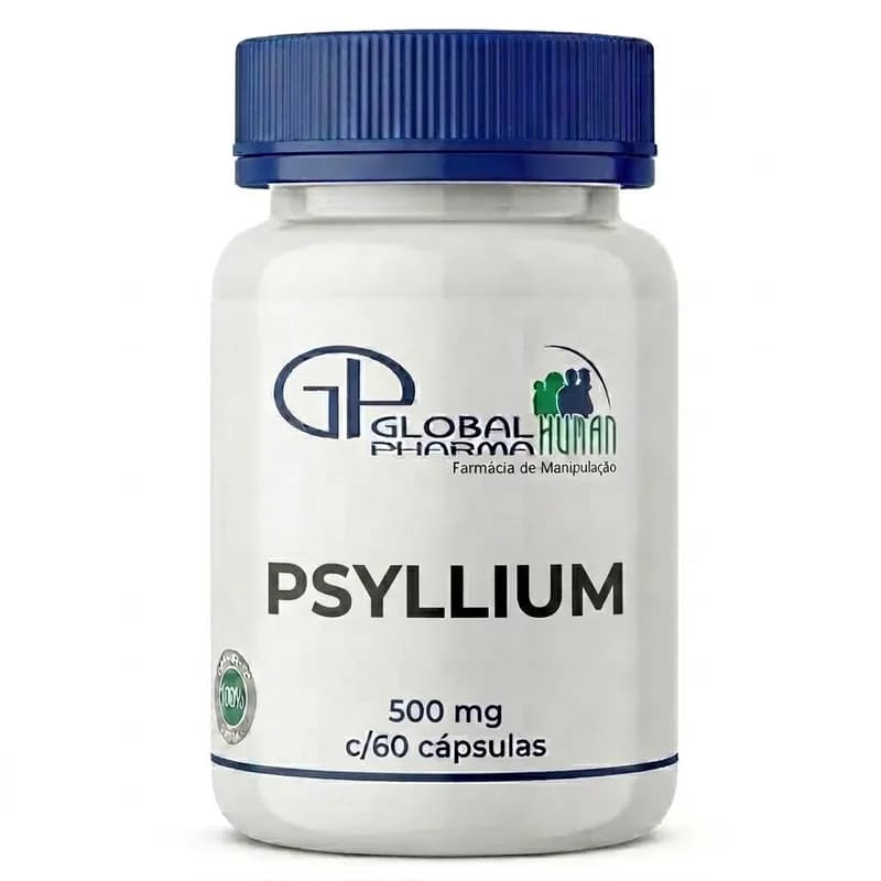 Psyllium 500mg c/60 cápsulas
