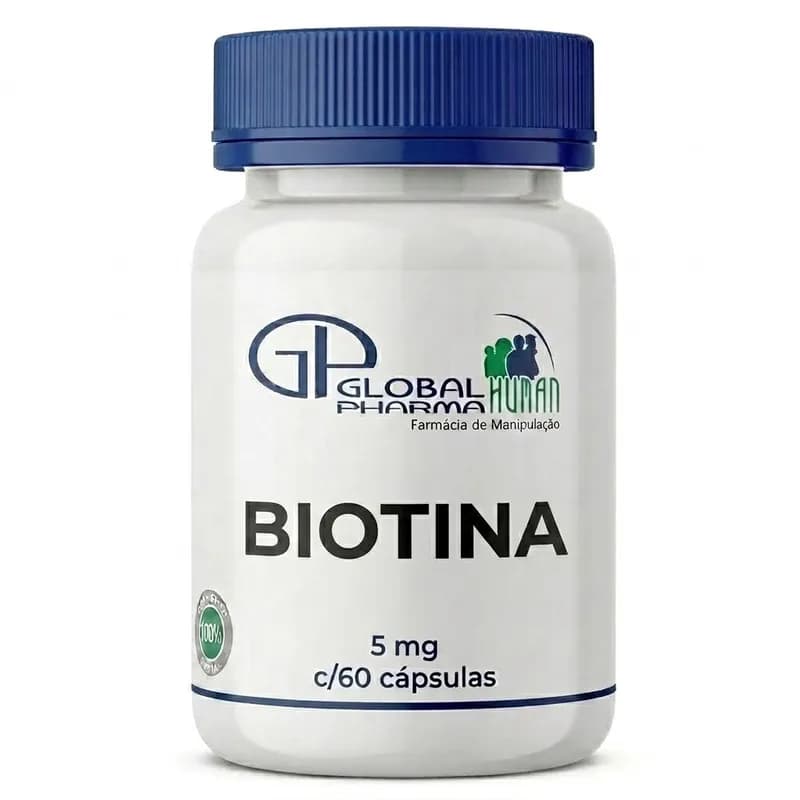 Biotina 5mg c/60 cápsulas